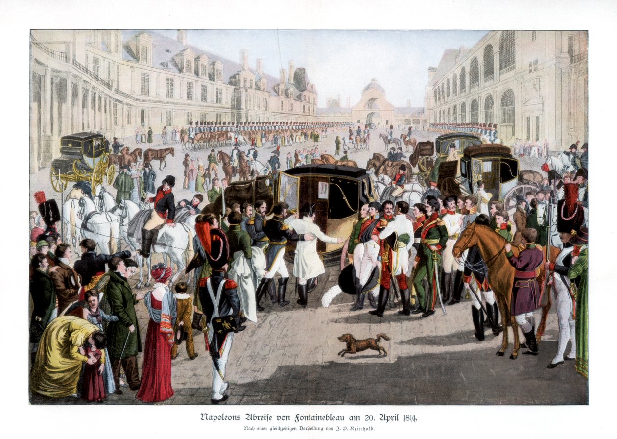 फॉनटेनब्लियू, फ्रांस में एडियक्स, 20 अप्रैल 1814 1900 द्वारा अज्ञात
