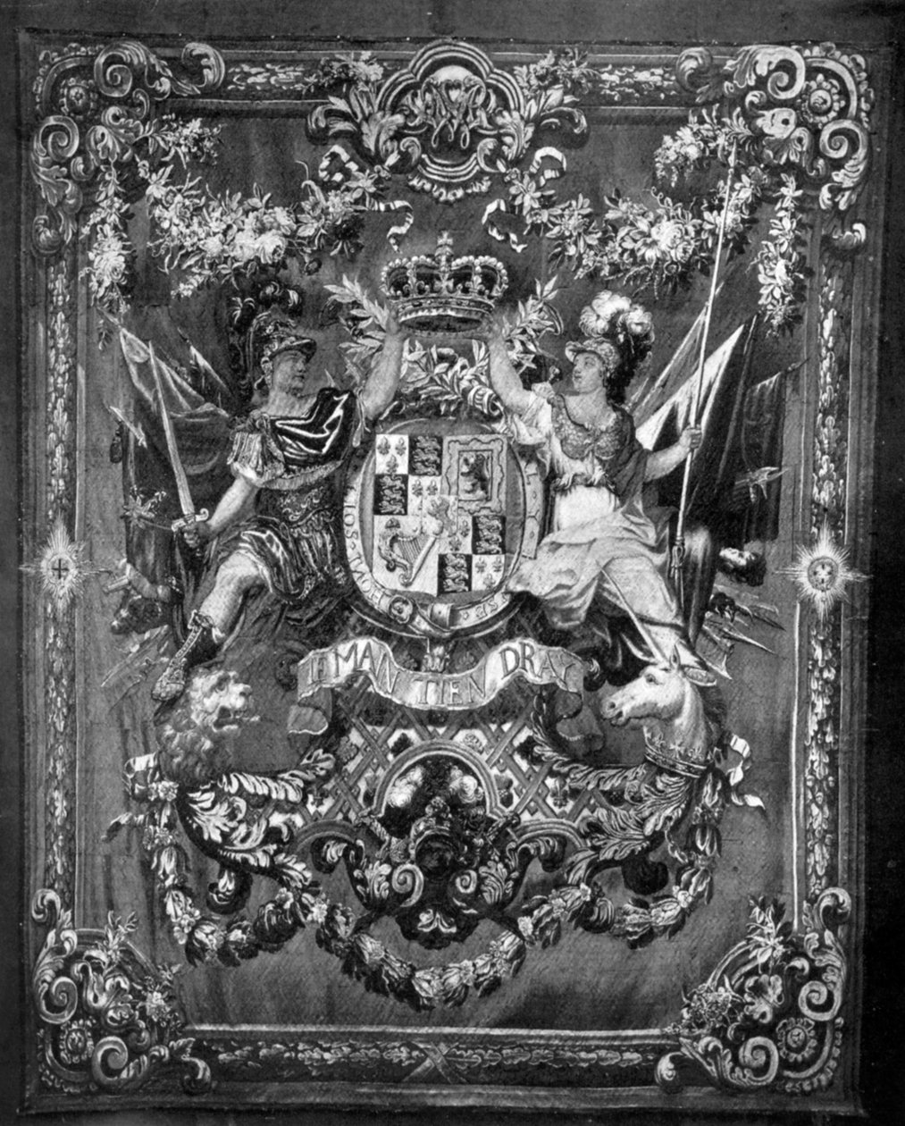 विलियम और मैरी की बाहें, 1689-1694 1930 द्वारा अज्ञात