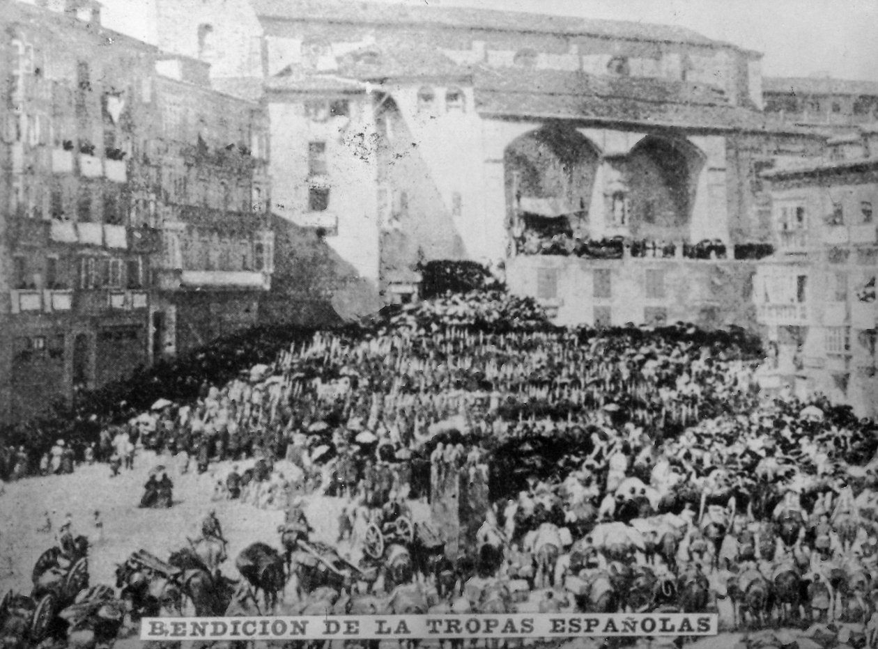 स्पेनिश सैनिकों का आशीर्वाद, 1890, 1920 का दशक द्वारा अज्ञात