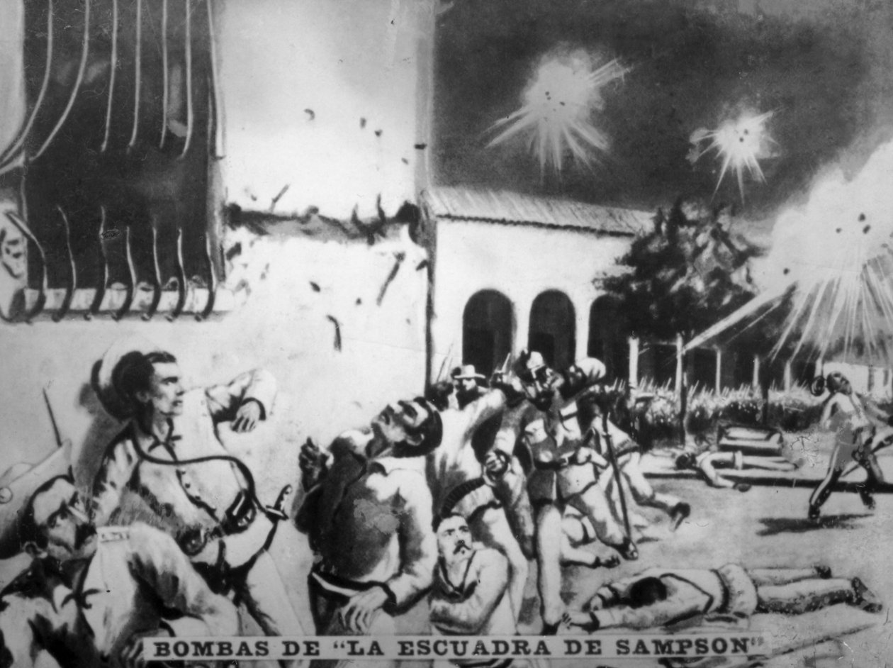 सैम्पसन स्क्वाड्रन, 1898, 1920 के बम द्वारा अज्ञात