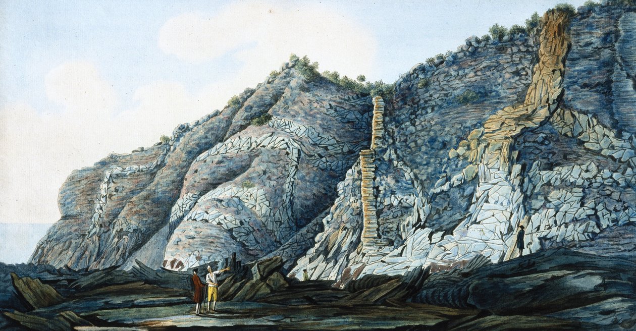 माउंट सोमा का शंकु, नेपल्स का साम्राज्य, c 1776 द्वारा अज्ञात