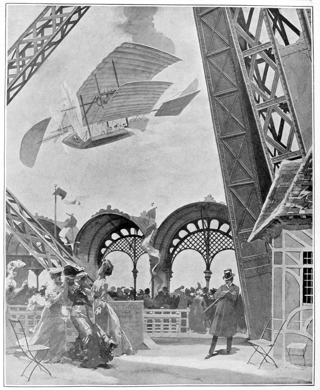 एंबिगु-कॉमिक, 1900 में हवा पर विजय द्वारा अज्ञात