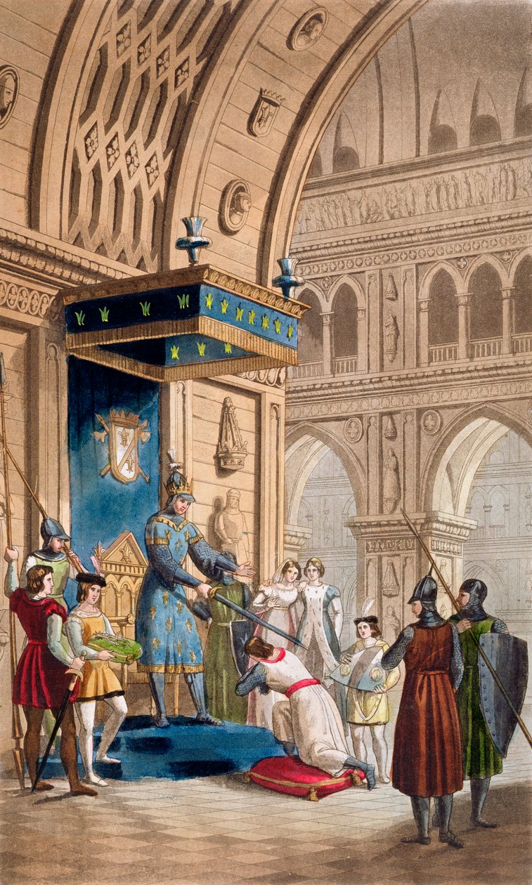 'द क्रिएटिंग ऑफ़ ए नाइट टेम्पलर', c1820-1830 द्वारा अज्ञात