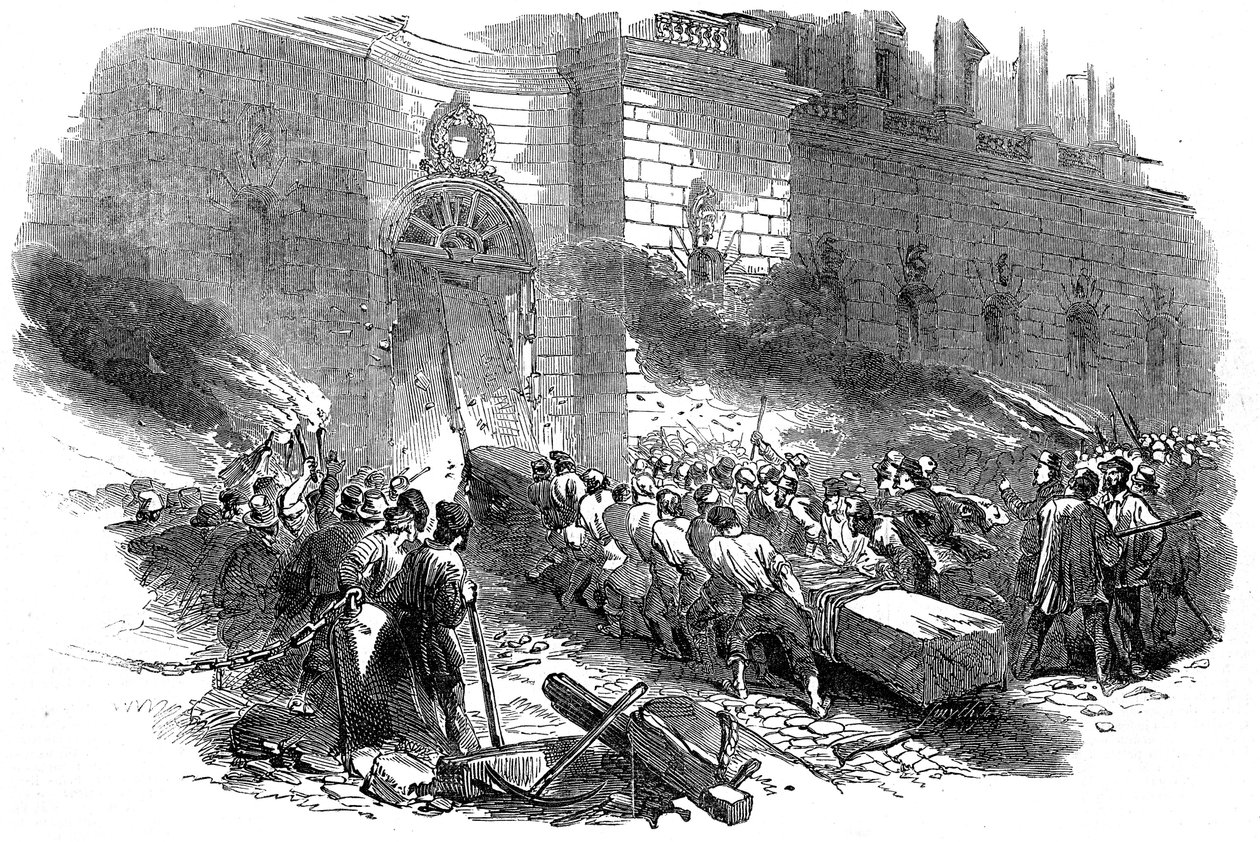 बर्लिन में शस्त्रागार में भीड़ भीड़, प्रशिया में क्रांति, मार्च 1848 द्वारा अज्ञात