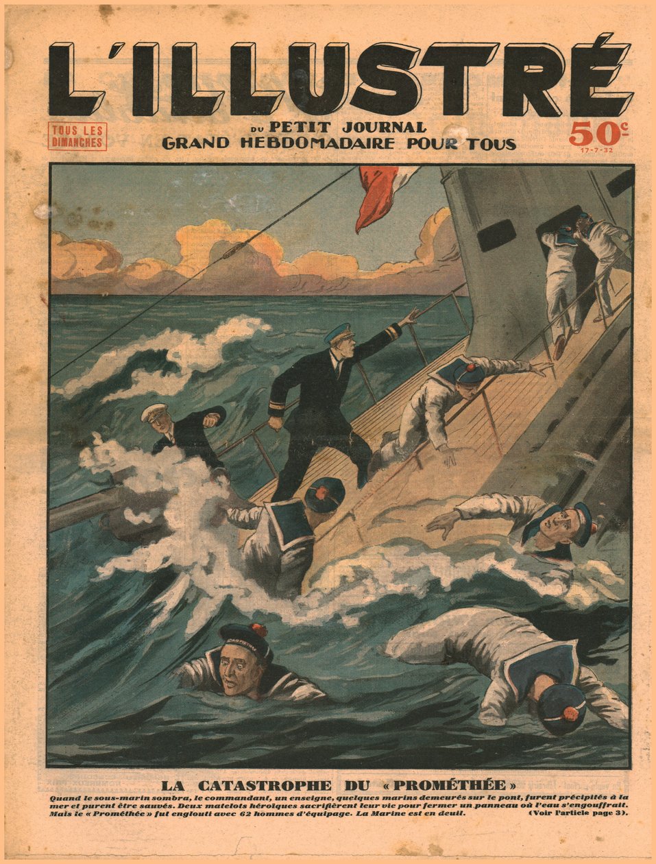 प्रोमेथि, 1932 की आपदा। द्वारा अज्ञात
