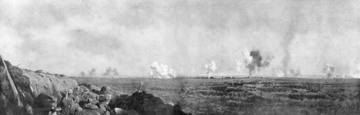 Aisne, फ्रांस, प्रथम विश्व युद्ध, 1914, 1926 के आसपास की अग्रिम पंक्ति द्वारा अज्ञात