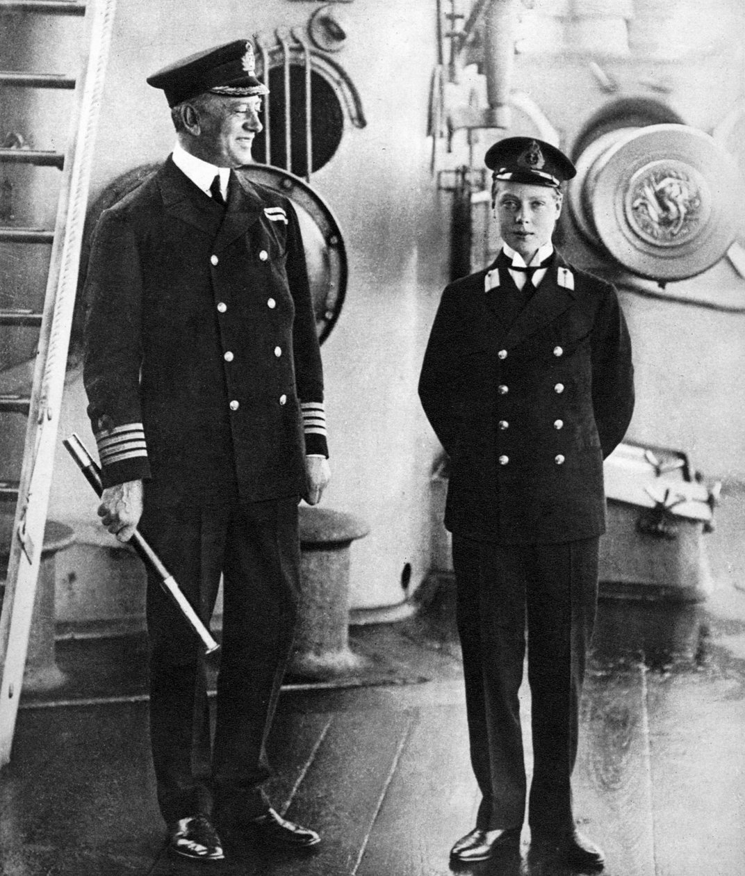भविष्य के राजा एडवर्ड VIII HMS हिंदुस्तान में एक midshipman के रूप में, c1910 द्वारा अज्ञात