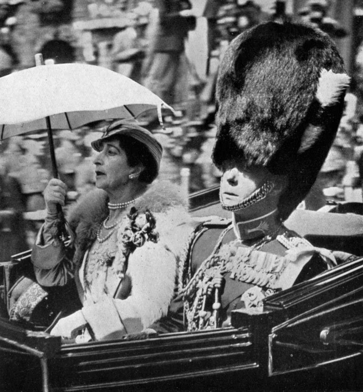 भविष्य के राजा एडवर्ड VII 1894-1972 और नॉर्वे के क्वीन मौद 1869-1938, 1935 द्वारा अज्ञात