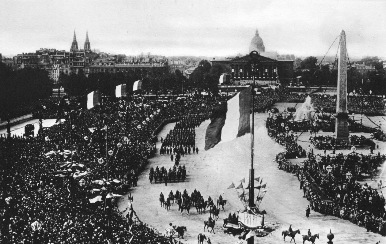 महान जीत परेड, पेरिस, फ्रांस, 14 जुलाई 1919 द्वारा अज्ञात