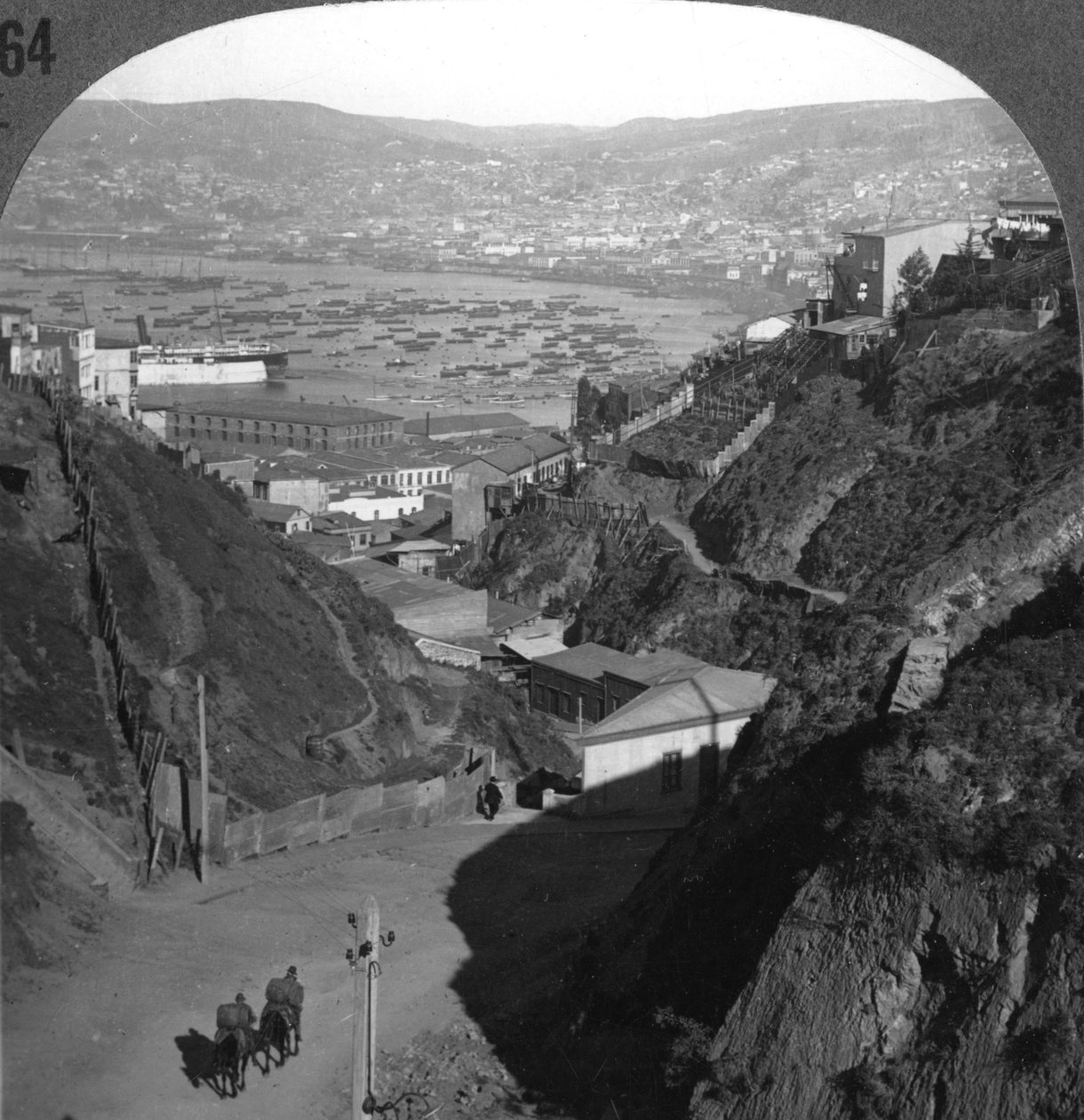 वालपारासियो, चिली का बंदरगाह और शहर, c1900s द्वारा अज्ञात
