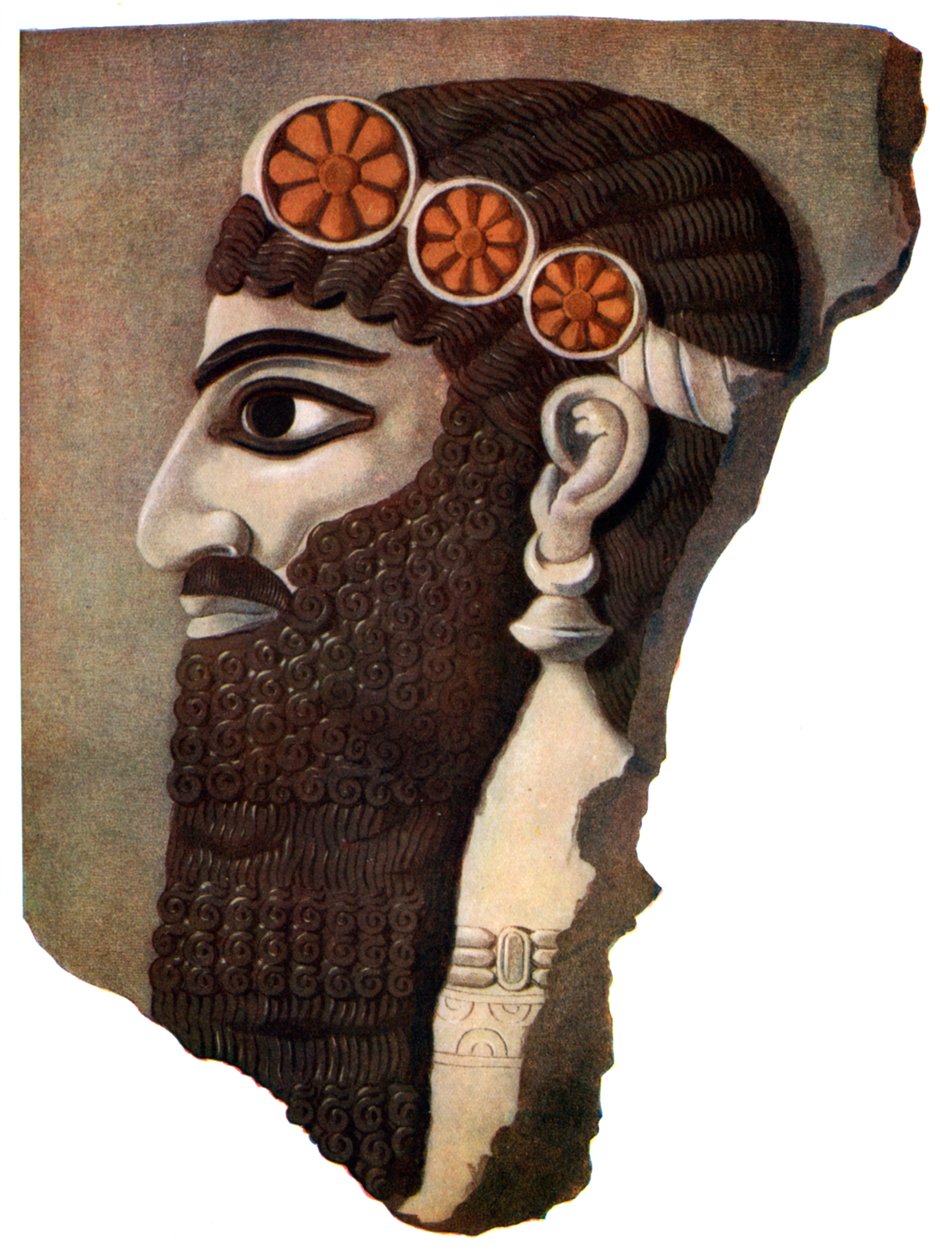 असीरियन पुजारी का सिर या पंखों वाला देवत्व, 1933-1934 द्वारा अज्ञात