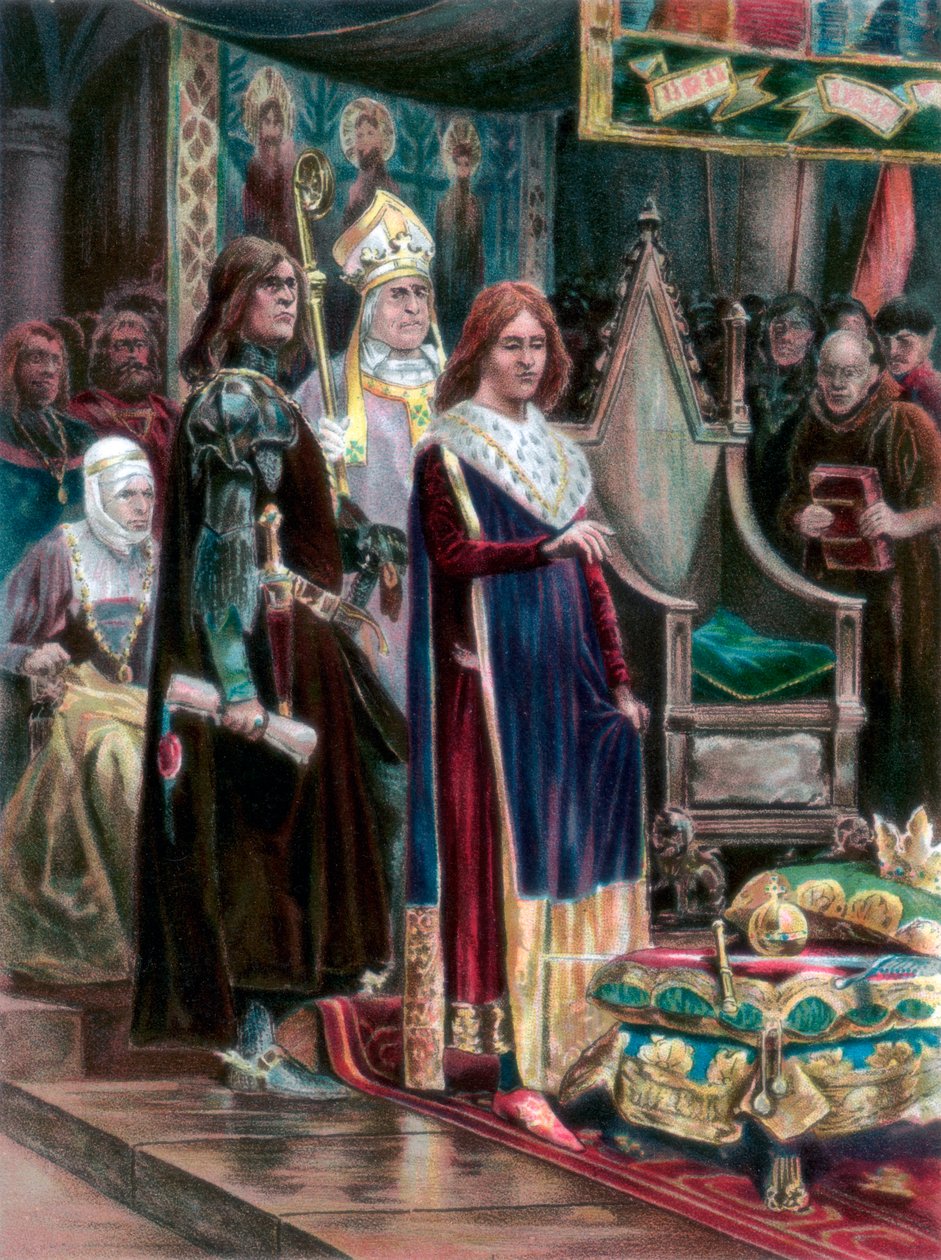 एडवर्ड III का निवेश पालियम, वेस्टमिंस्टर, कैंडलमास डे, 1327, 1902 के साथ द्वारा अज्ञात
