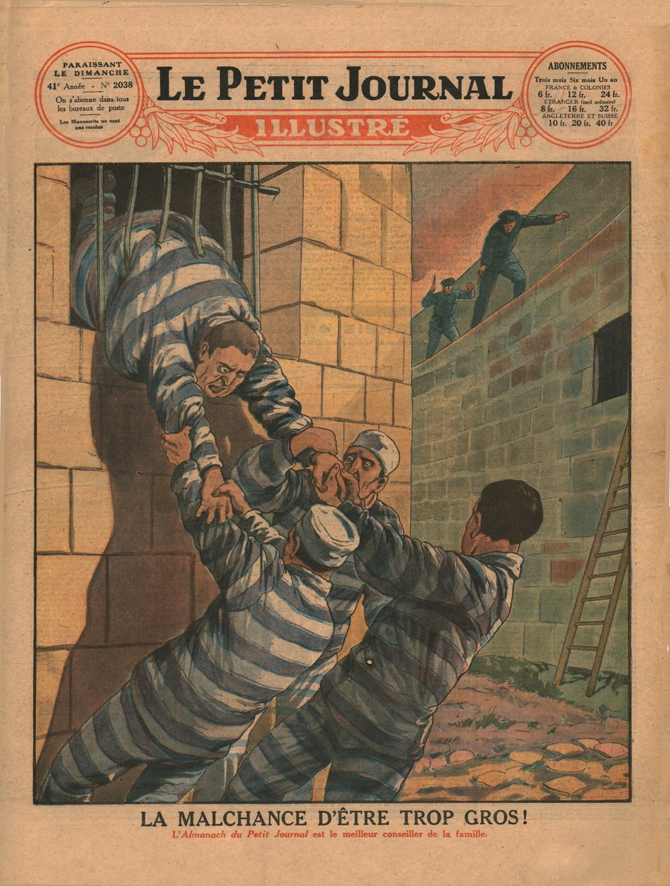 बहुत मोटा होने का दुर्भाग्य, 1931। द्वारा अज्ञात