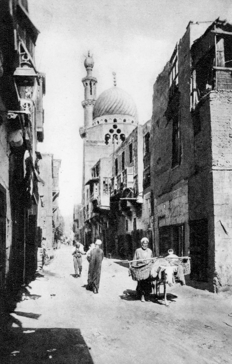देशी क्वार्टर, काहिरा, मिस्र, c1920s द्वारा अज्ञात