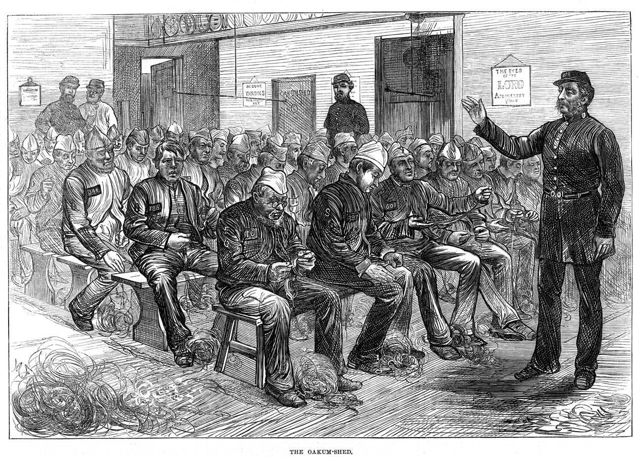 ओकुम-शेड, क्लेरकेनवेल जेल, लंदन, 1874 द्वारा अज्ञात