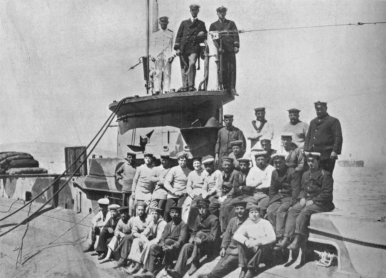 HM सबमरीन E14, 1915 के अधिकारी और चालक दल। द्वारा अज्ञात