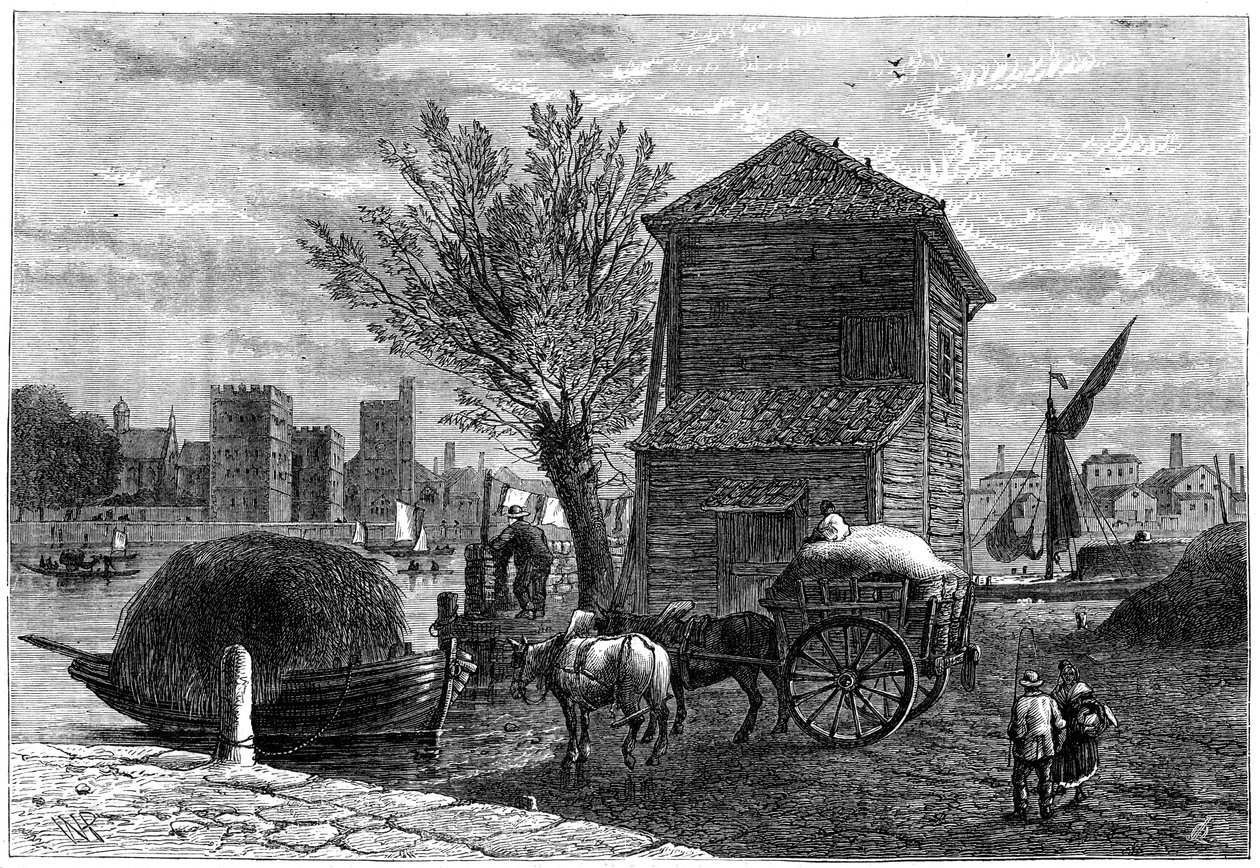 ओल्ड हॉर्सफ्री, लंदन, c1800 1891 द्वारा अज्ञात