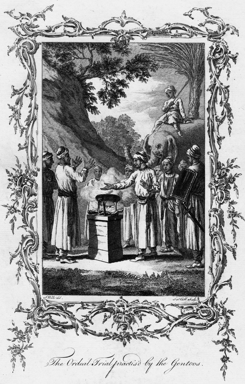 गेंटोस द्वारा सीडल परीक्षण अभ्यास, c1770 द्वारा अज्ञात