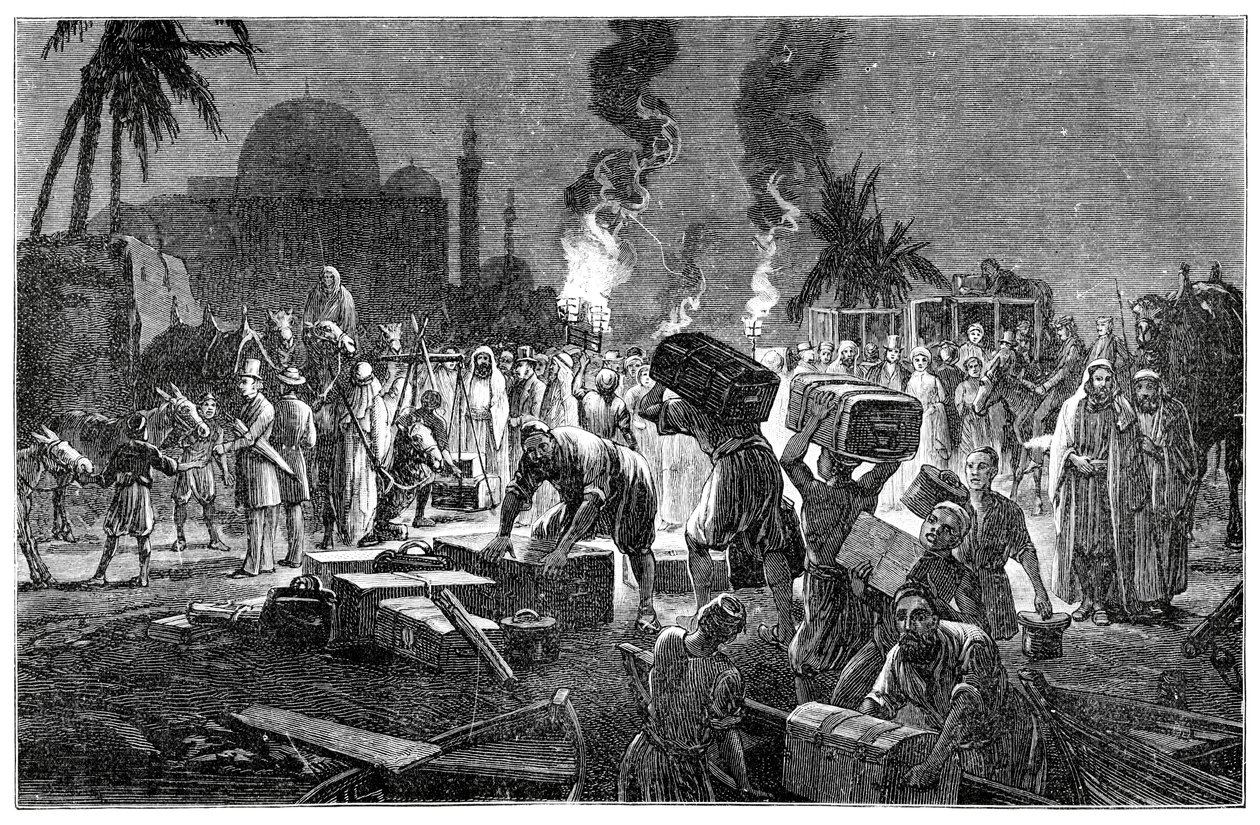 ओवरलैंड मार्ग, बोलाक, मिस्र, 1900 द्वारा अज्ञात