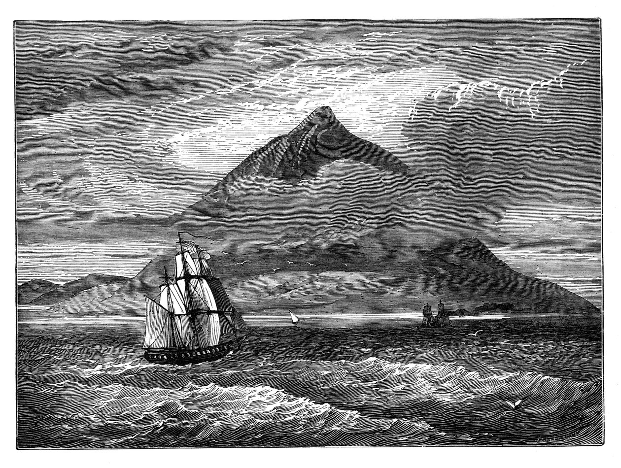 टेनेरिफ़ का शिखर, कैनरी द्वीप समूह, c1890 द्वारा अज्ञात
