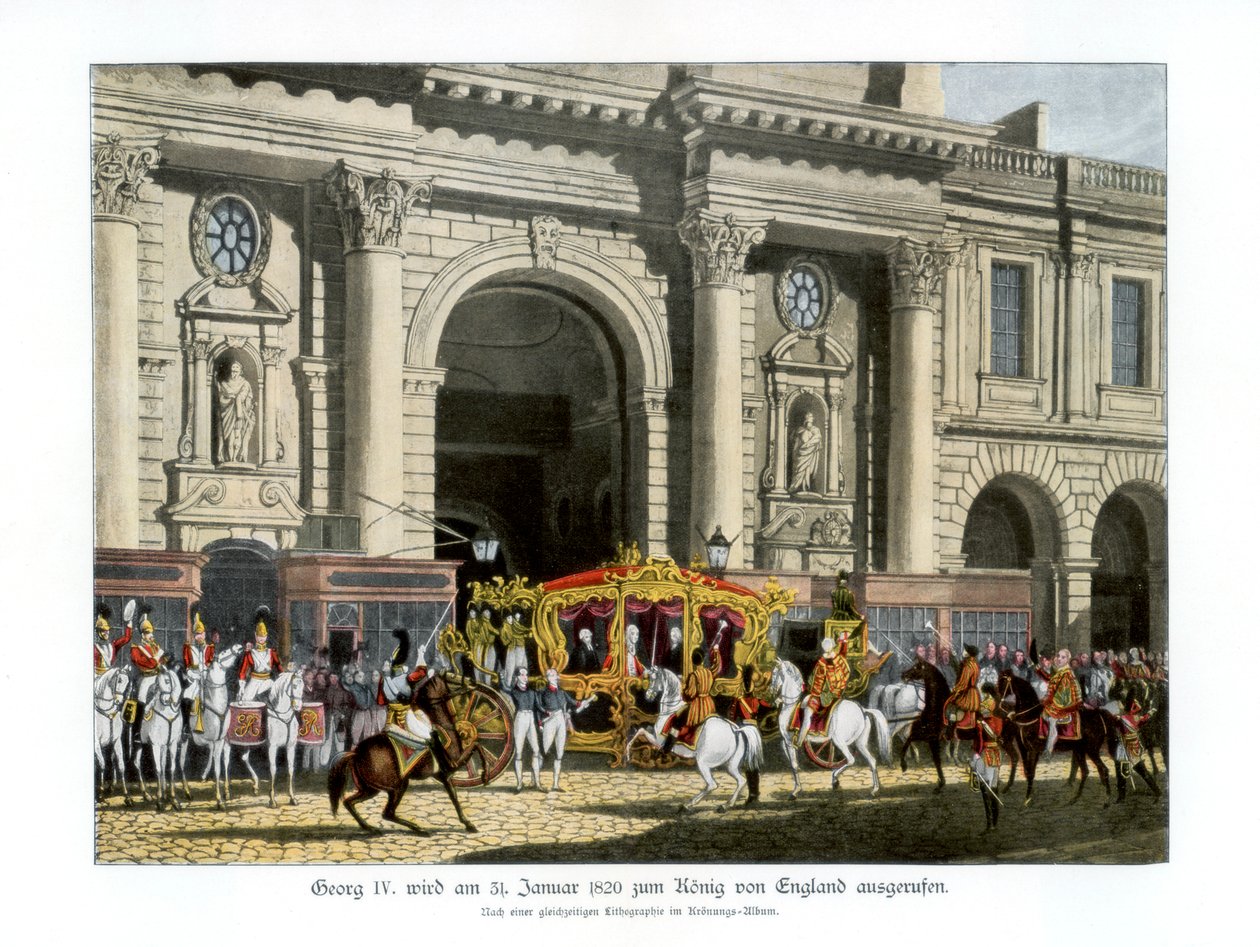 किंग के रूप में जॉर्ज IV की घोषणा, 31 जनवरी 1820 1900 द्वारा अज्ञात