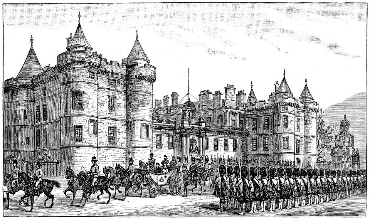 महारानी होलीरोड पैलेस, एडिनबर्ग, 1886, 1900 को छोड़कर द्वारा अज्ञात