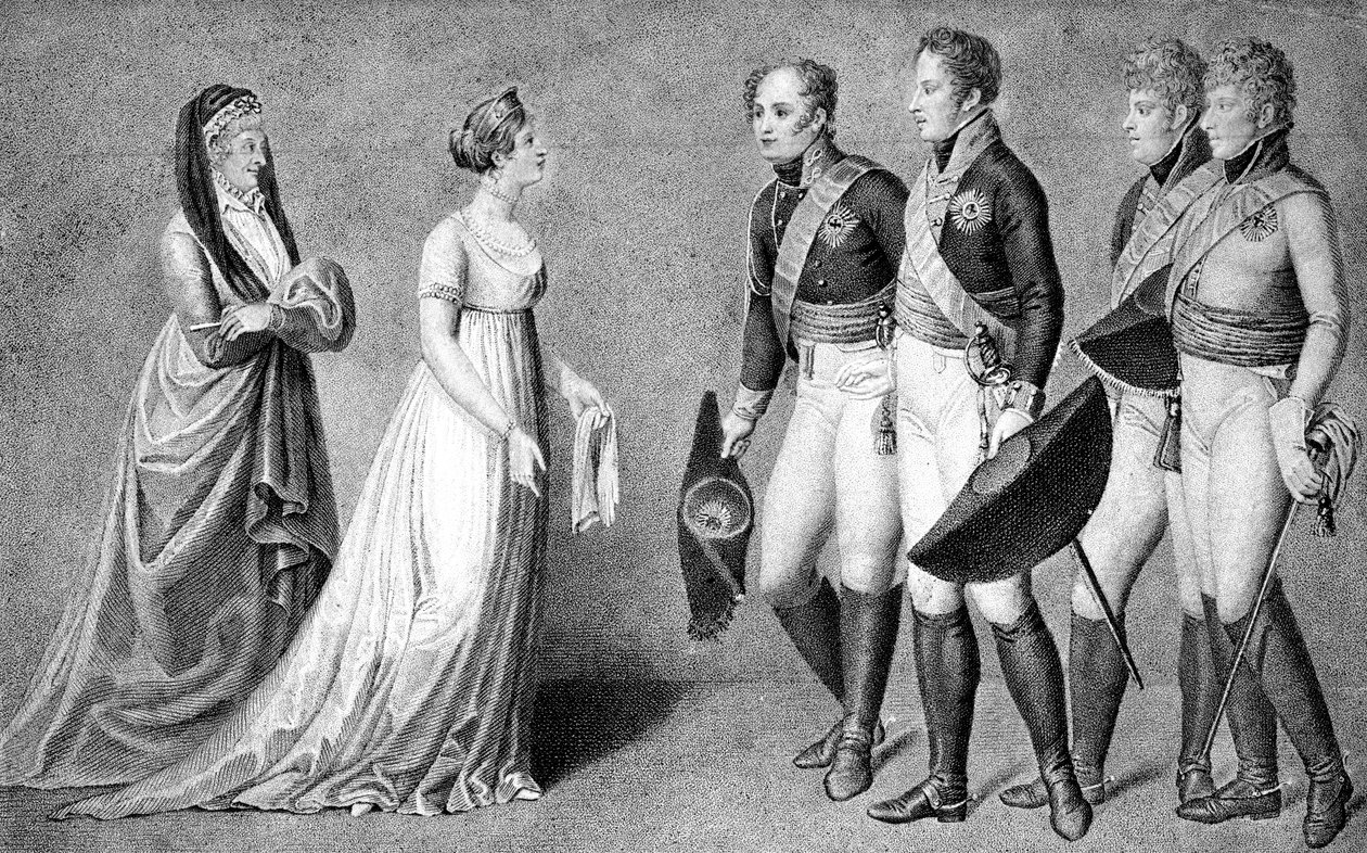 मेस्सेल 1802 में रूस के सम्राट अलेक्जेंडर I 1777-1825 का स्वागत द्वारा अज्ञात