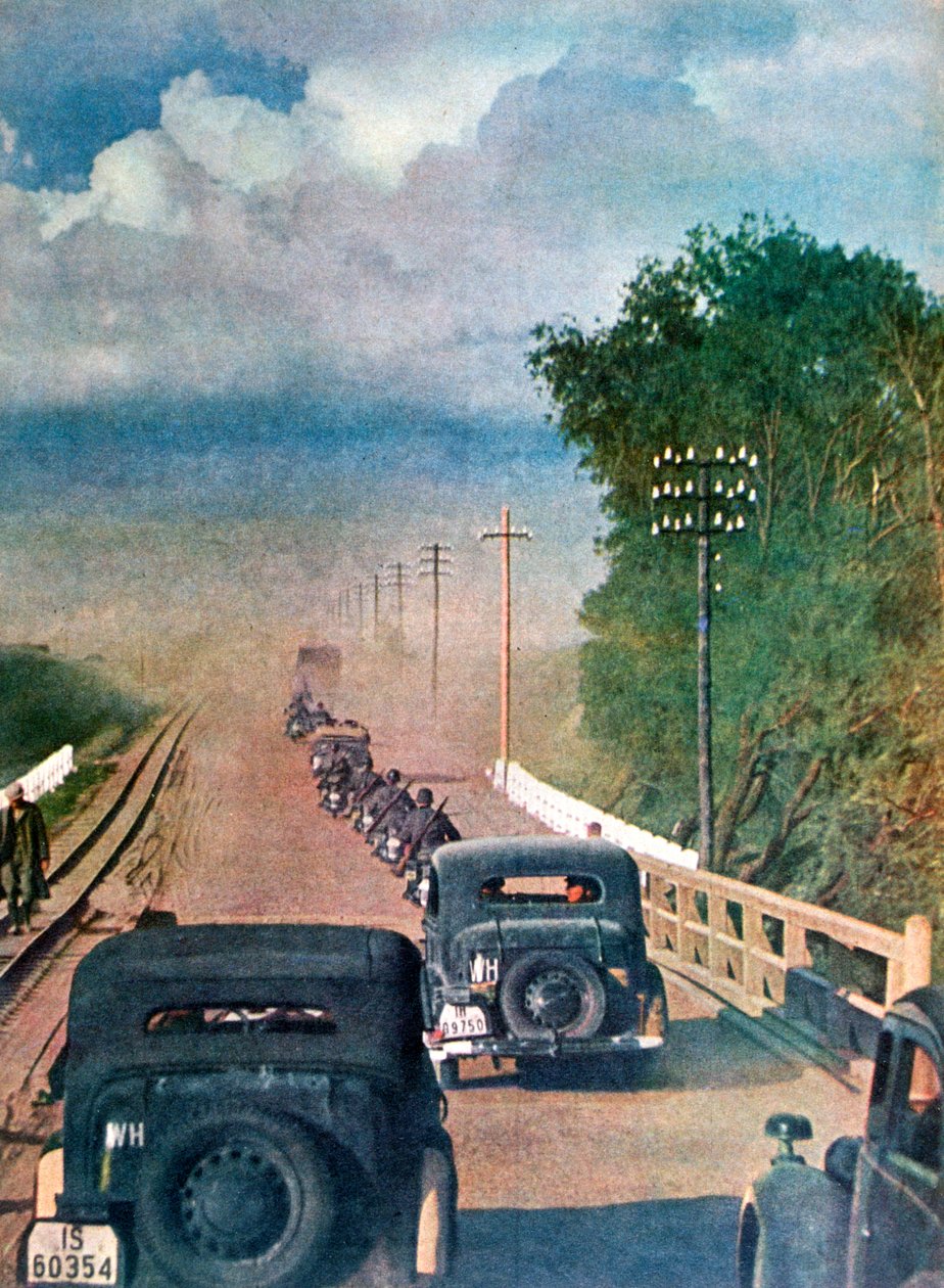 जर्मन आक्रामक, रूस के लिए सड़क, 1942 द्वारा अज्ञात