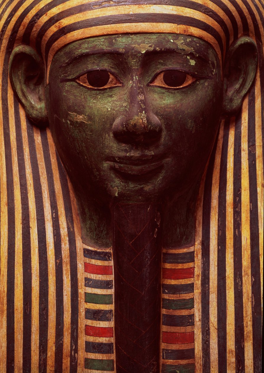 समेटिक का व्यंग्य (664-610BC) चेहरे का विवरण, इजिप्टियन द्वारा अज्ञात