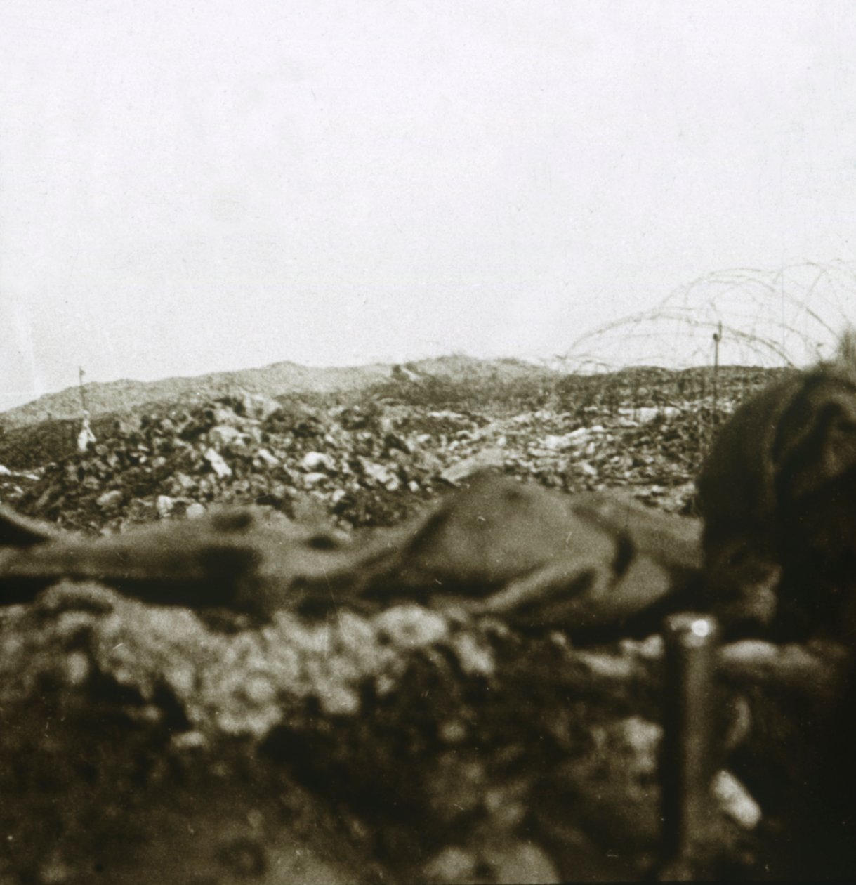शिखर सम्मेलन, लेस gesपारेस, उत्तरी फ्रांस, c1914-c1918। द्वारा अज्ञात