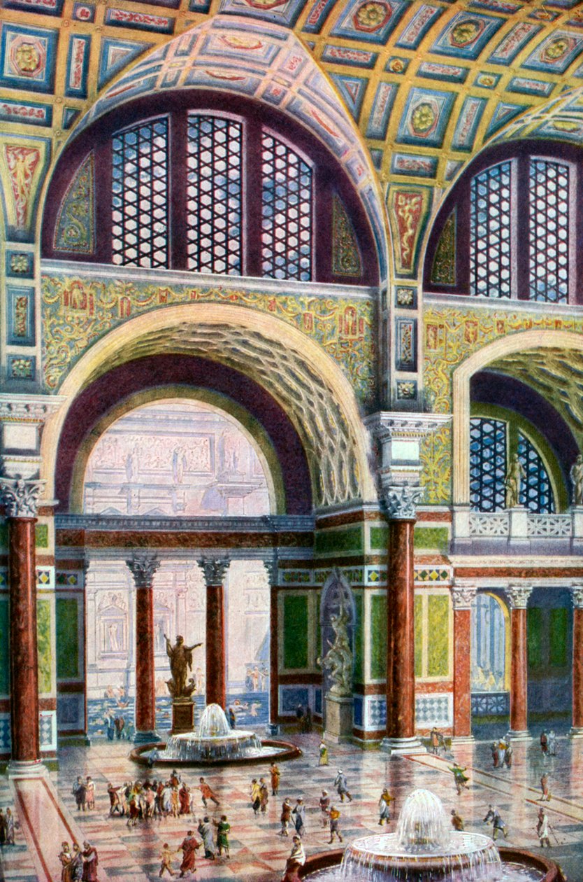 काराकाला, रोम, इटली, 1933-1934 के स्नान का टीपिडेरियम द्वारा अज्ञात