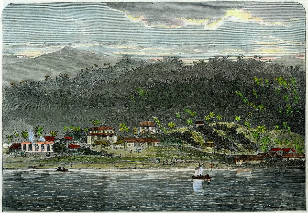 मोरेंट शहर, मोरेंट बे, जमैका, c1880 द्वारा अज्ञात