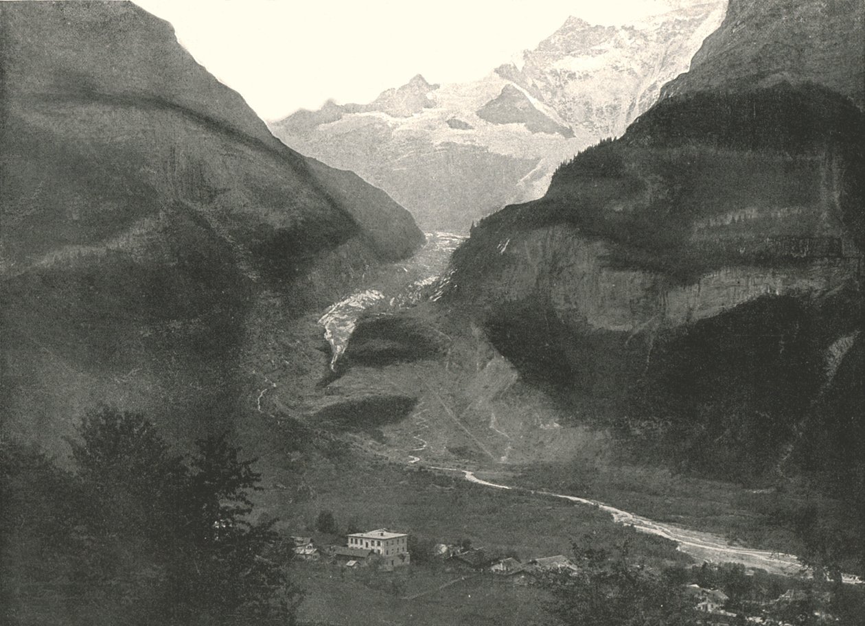 घाटी, ग्रिंडेनवल्ड, स्विट्जरलैंड, 1895। द्वारा अज्ञात