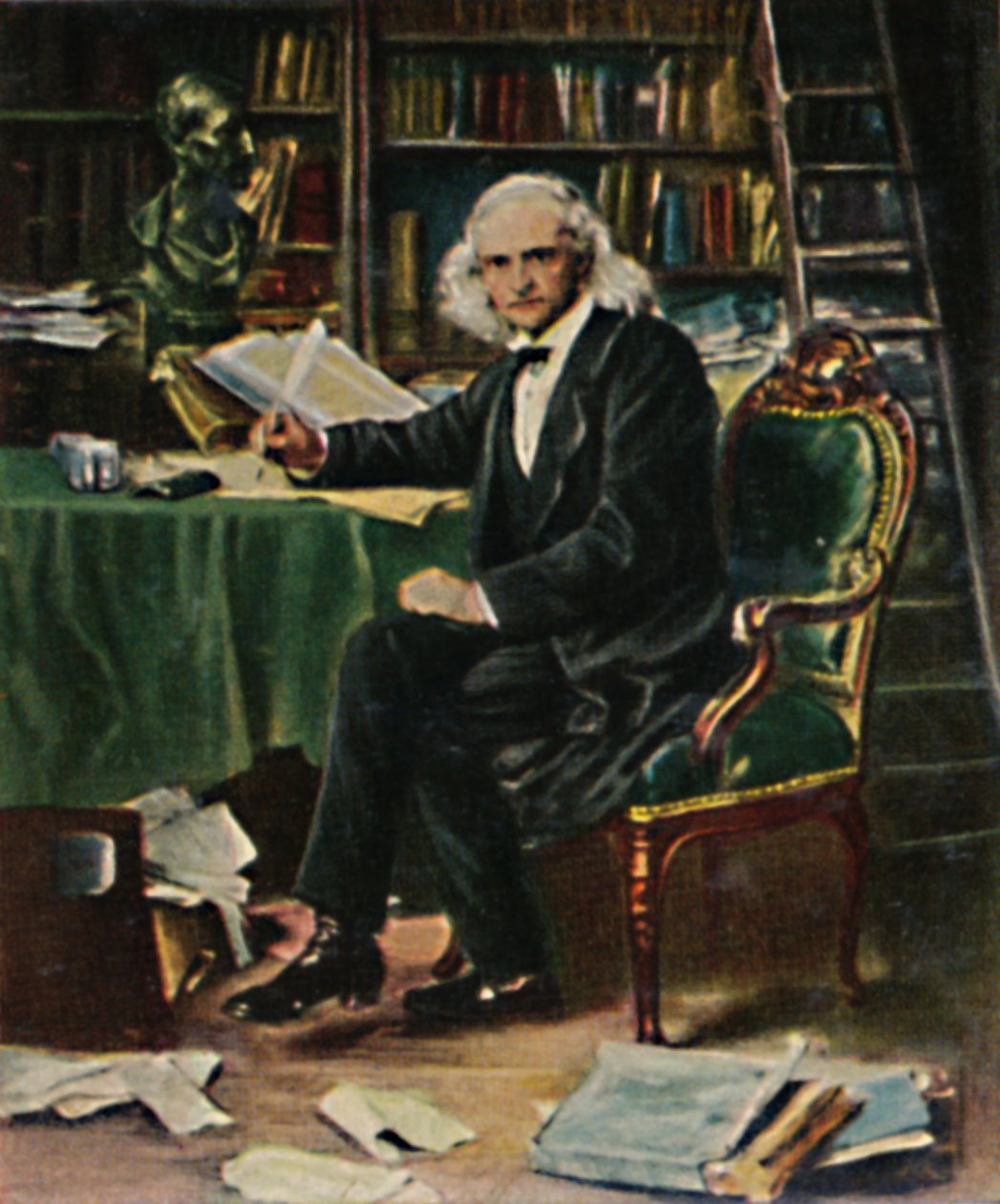 थियोडर मोमसेन 1817-1903। - पेंटिंग विद नोज़, 1934। द्वारा अज्ञात