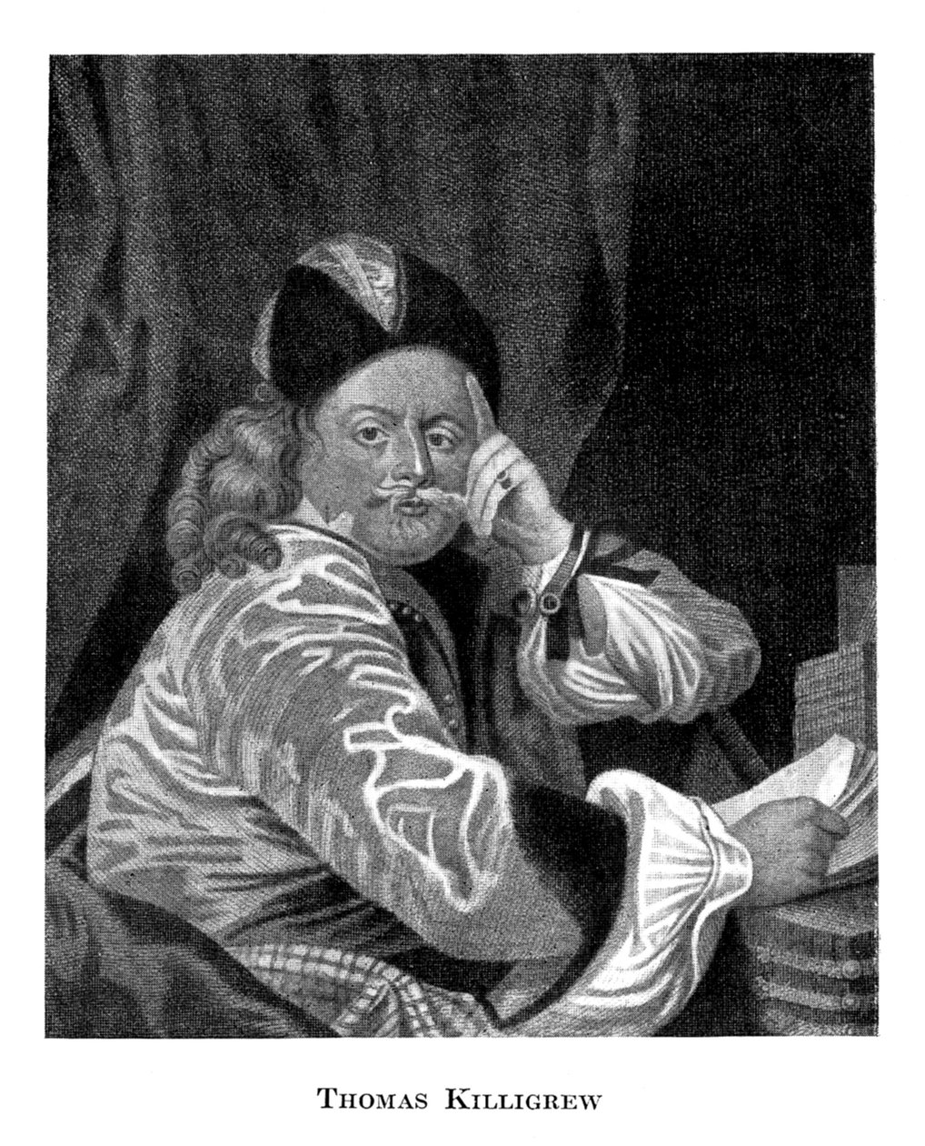 थॉमस किलिग्रे 1612-1683, अंग्रेजी नाटककार और थिएटर प्रबंधक, 19 वीं शताब्दी द्वारा अज्ञात