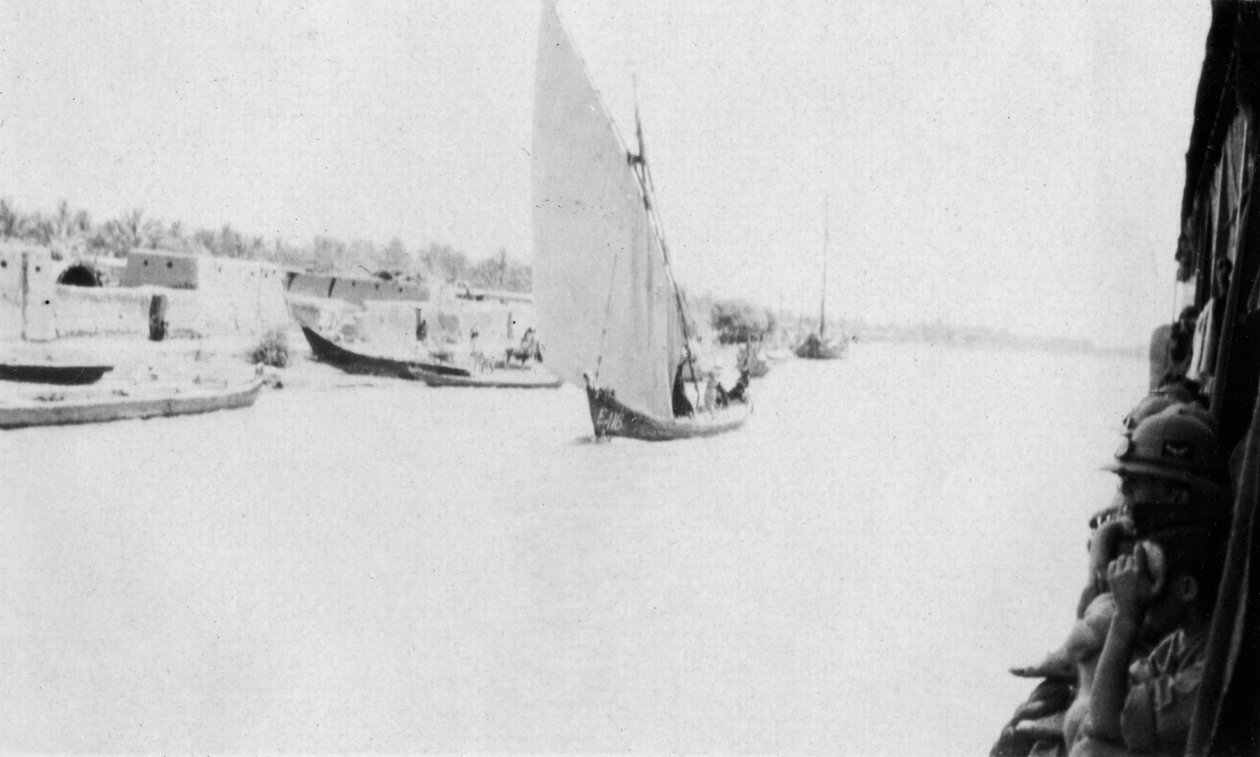 टाइग्रिस नदी, बगदाद, इराक, 1917-1919 द्वारा अज्ञात