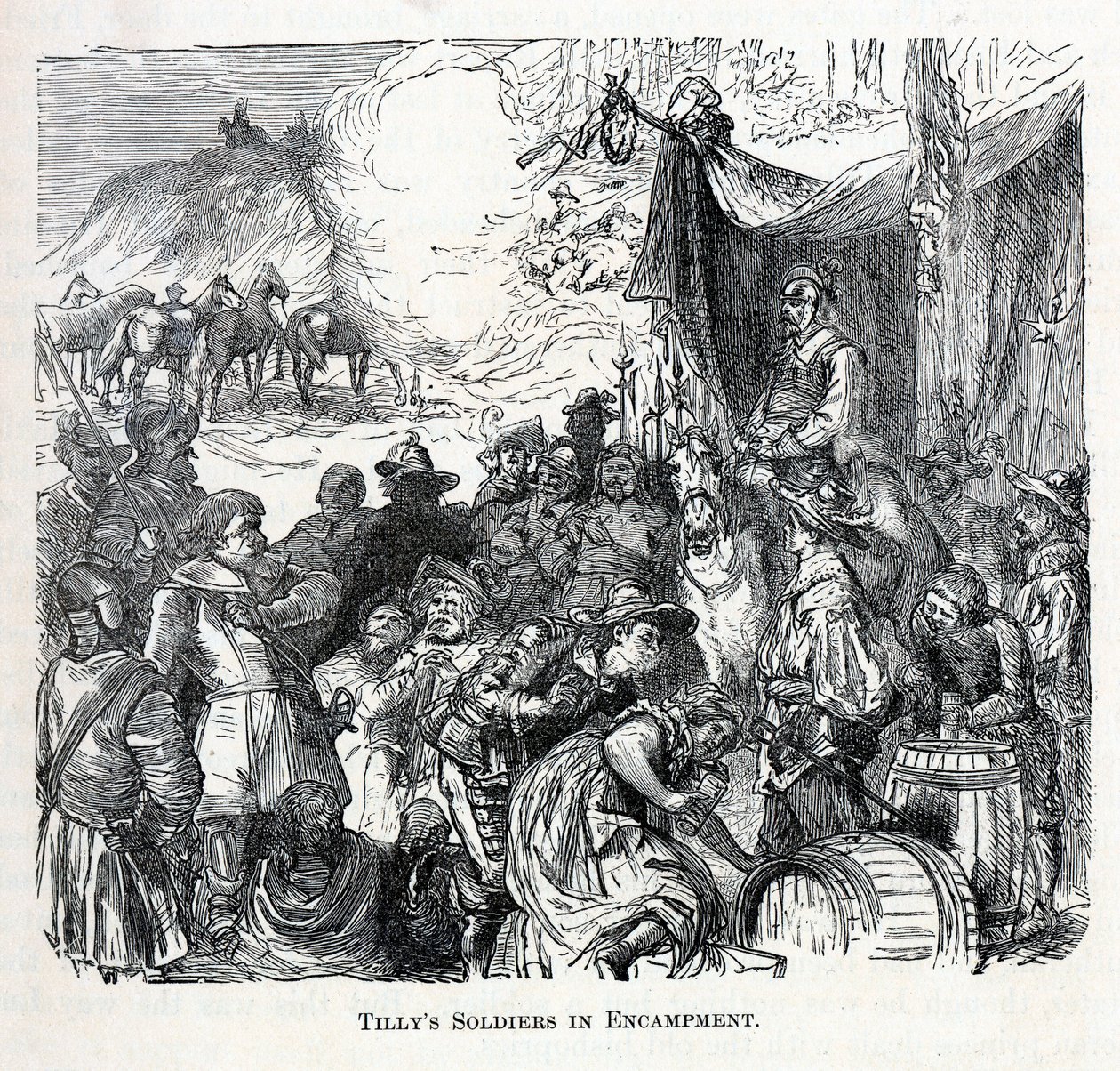 टिलीज सोल्जर्स इन एग्रेसमेंट, 1882 द्वारा अज्ञात