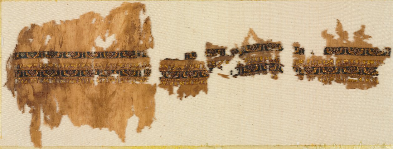 सोने के साथ Tiraz, शायद एक विस्तृत आस्तीन से, 1013-1020। द्वारा अज्ञात