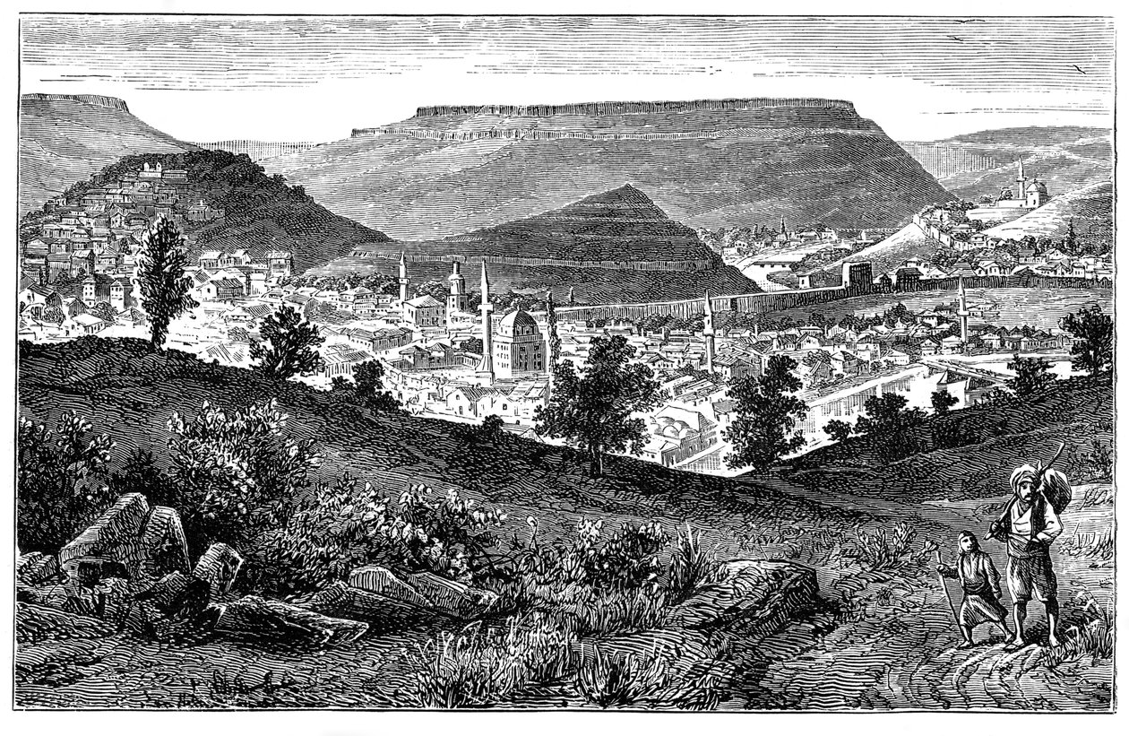 टिरनोवा, बुल्गारिया की पुरानी राजधानी, c1890 द्वारा अज्ञात