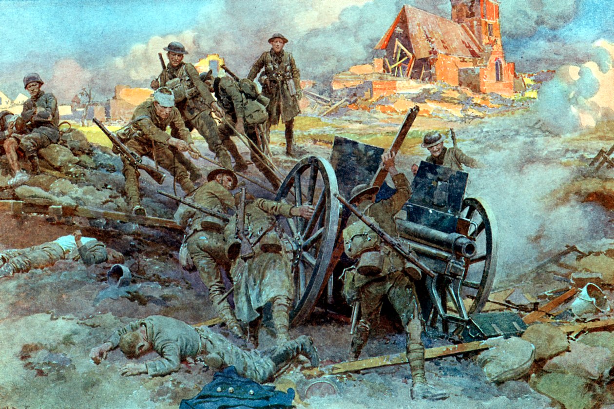विक्टर्स को!, प्रथम विश्व युद्ध, 1917-1918 द्वारा अज्ञात