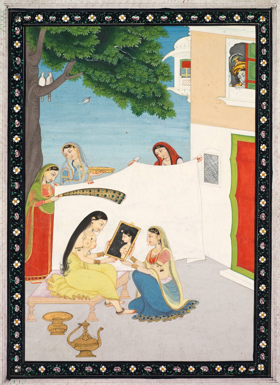 राधा के शौचालय, सी। 1810-1820। द्वारा अज्ञात