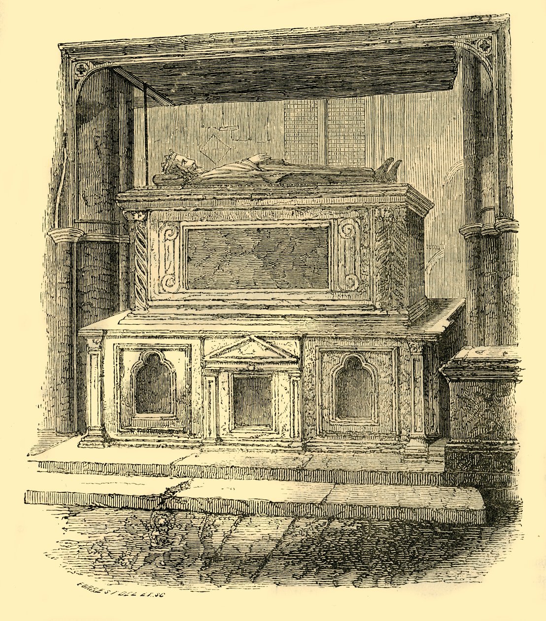 हेनरी III, 1881 का मकबरा। द्वारा अज्ञात