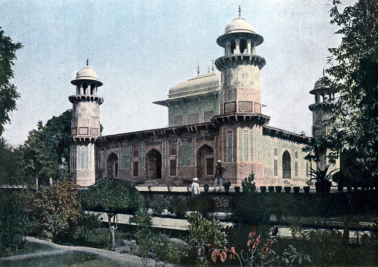 इत्माद-उद-दौला, आगरा, भारत का मकबरा, c1890 द्वारा अज्ञात