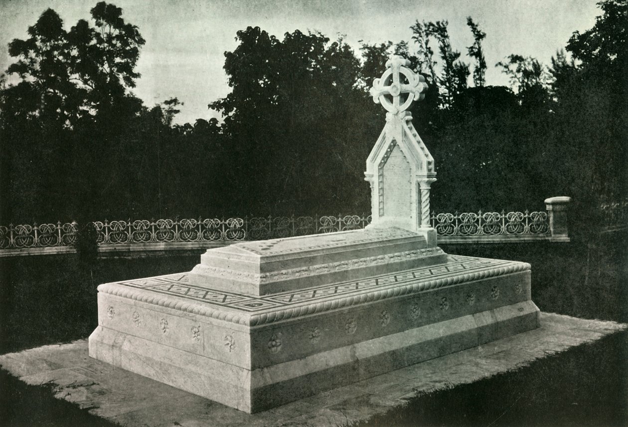 1925 में बैरकपुर में लेडी कैनिंग का मकबरा। द्वारा अज्ञात