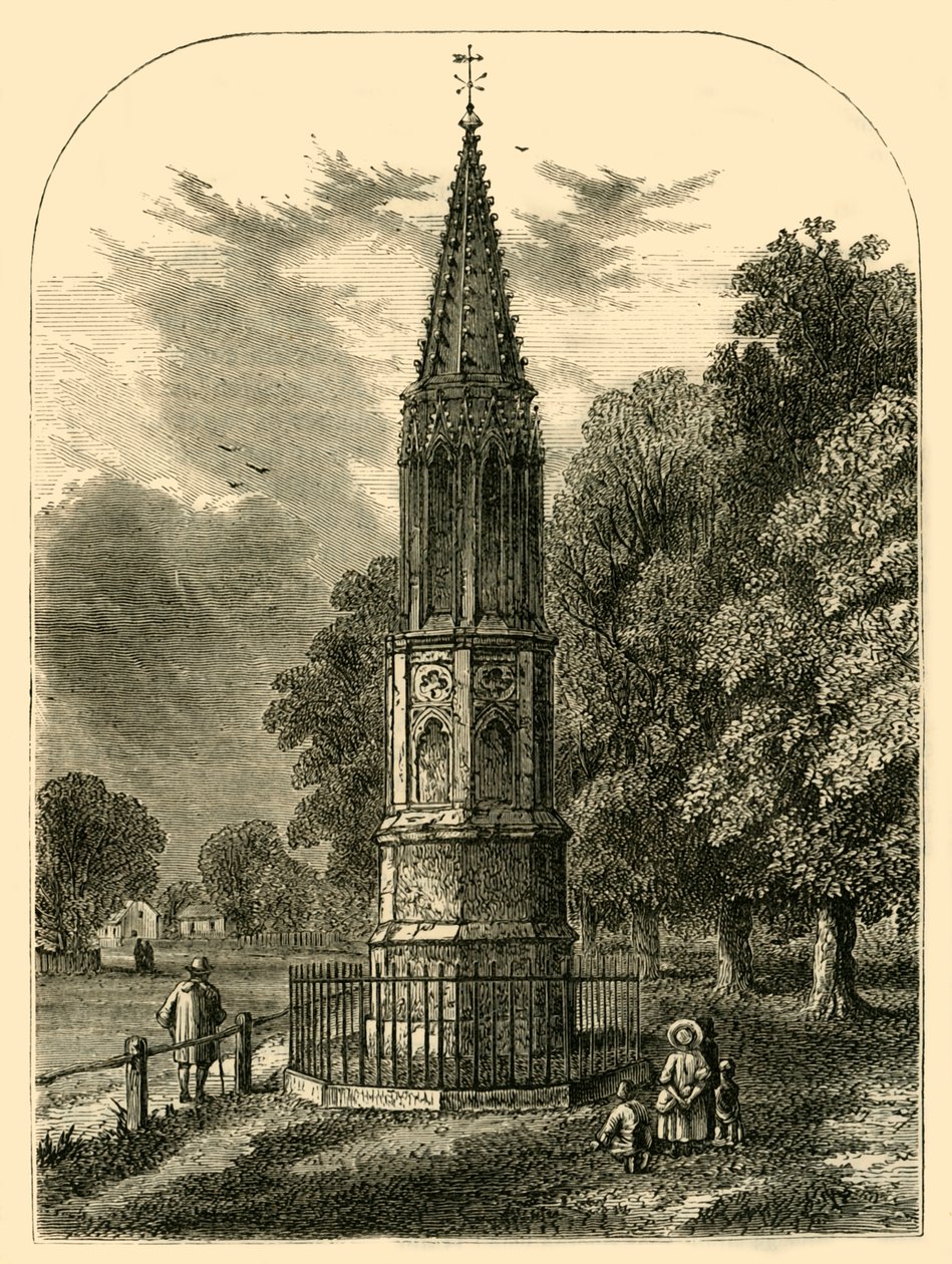 टोटेनहम हाई क्रॉस, 1820, सी 1876। द्वारा अज्ञात