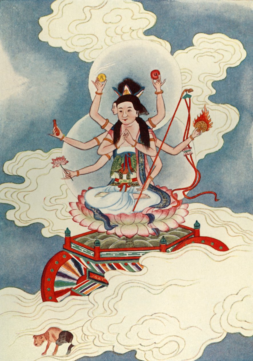 तू मु, उत्तर सितारा की देवी, 1922। द्वारा अज्ञात