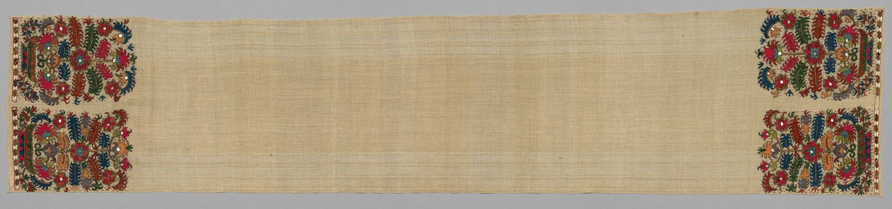 तौलिया, 1700s। द्वारा अज्ञात