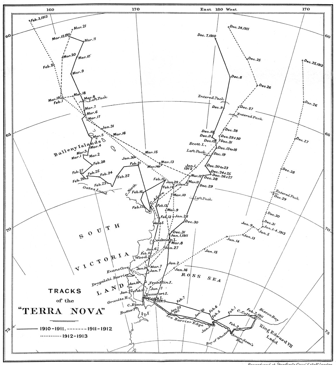 टेरा नोवा के ट्रैक, 1910-1913, 1913 द्वारा अज्ञात