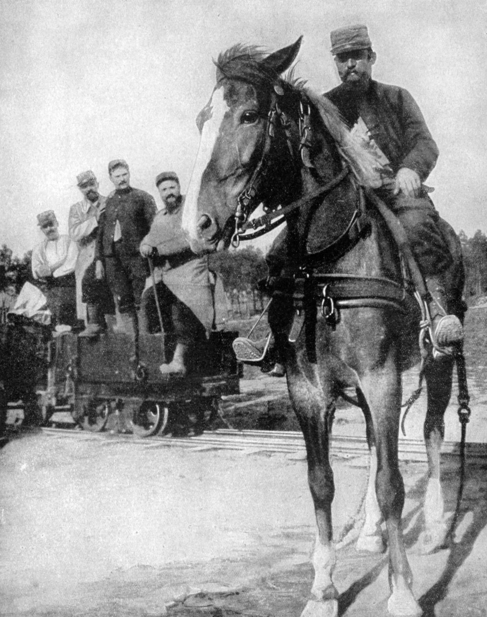 1915 में फ्रांस के एर्गोन के जंगल में परिवहन द्वारा अज्ञात