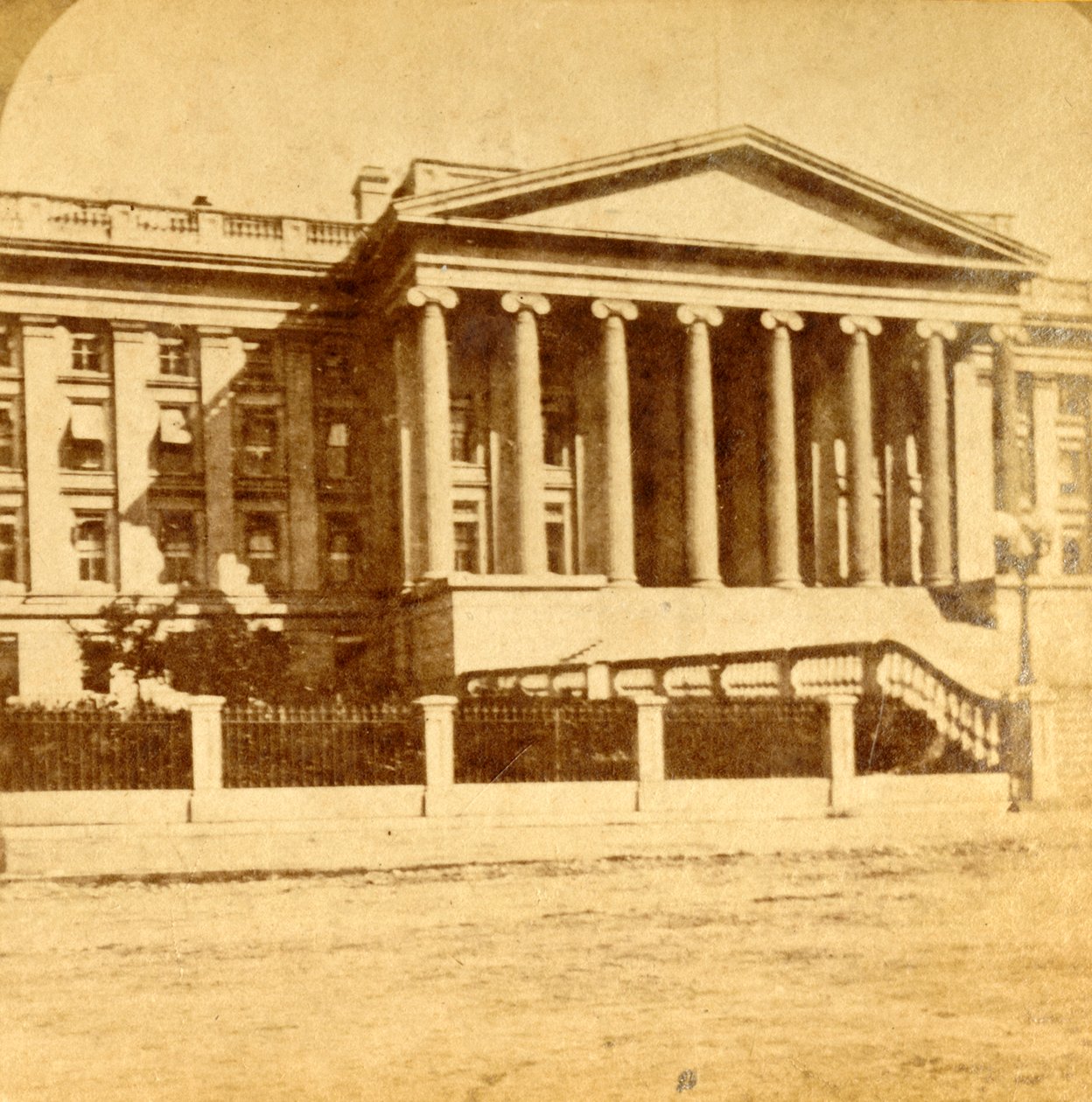 ट्रेजरी विभाग, वाशिंगटन, डीसी, c1880s। द्वारा अज्ञात